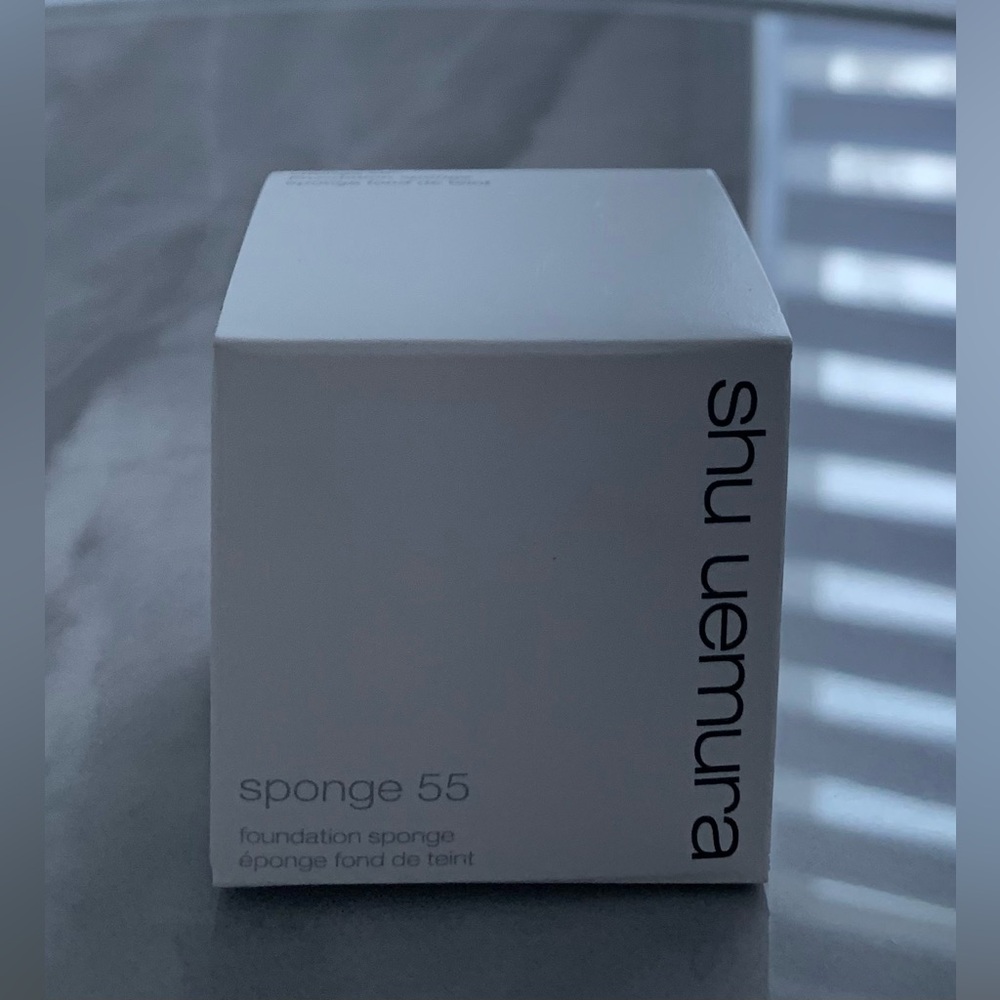 NEW Shu Uemura Sponge 55 Foundation Brush Sponge for Face Makeup